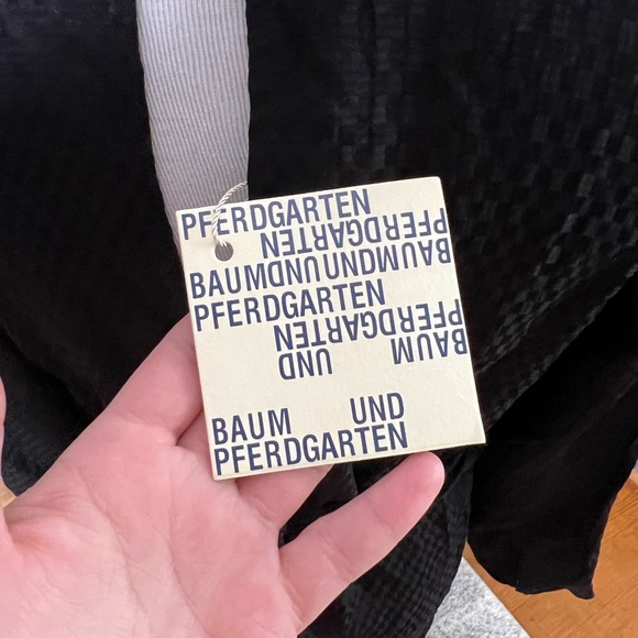 Tree And Horse Garden megara black deep v neck blouse - Picture 9 of 15